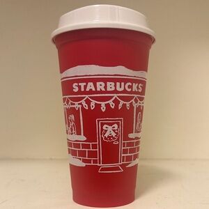 Starbucks Red and White Holiday Cup